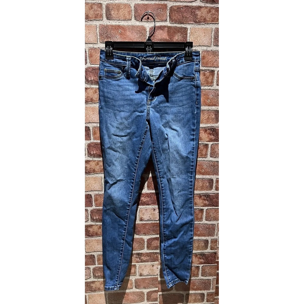 Universal Thread High Rise Skinny Dark Wash Denim Blue Jeans Women's Size 2 /26R